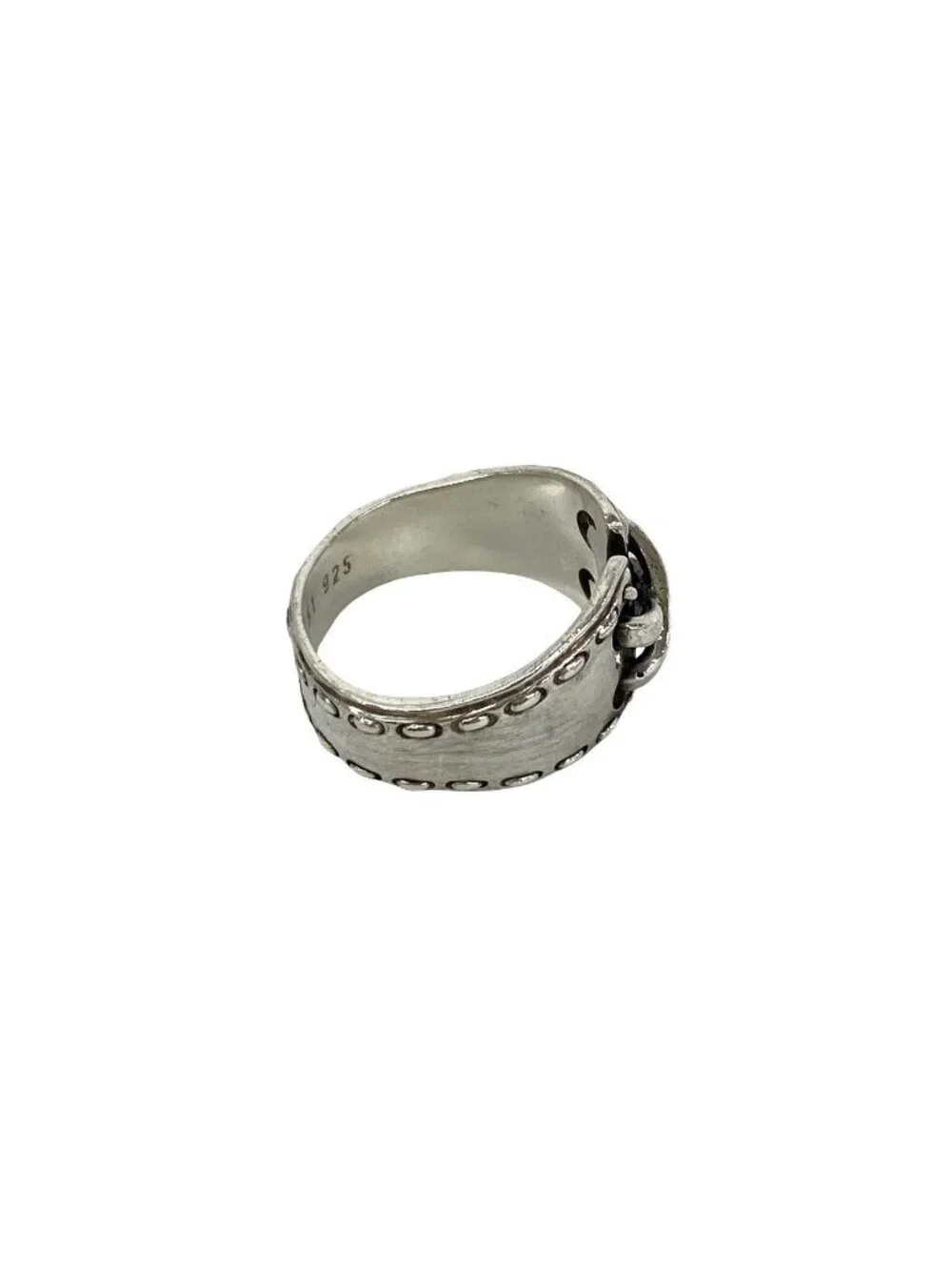 Hermes Vintage Mexico Ring 925 Sterling Silver